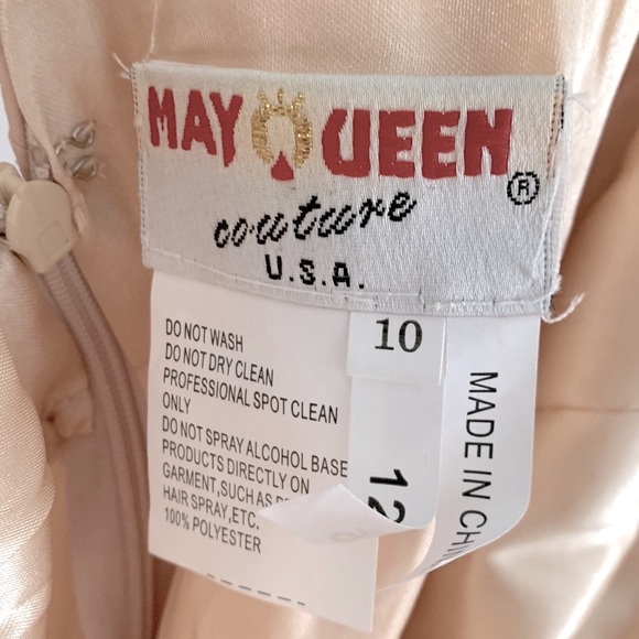 Beautiful Peachy Bridesmaid Dress - Picture 3 of 3